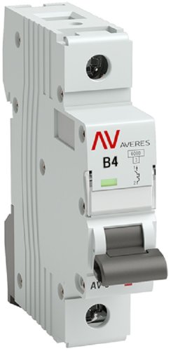Выключатель автоматический EKF Averes AV-6 1п 4А B 6кА картинка